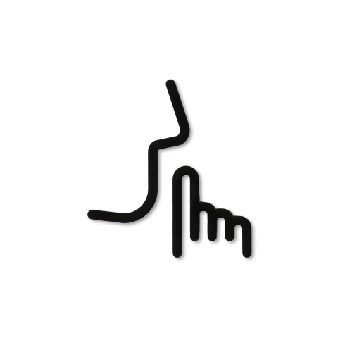Interior Wall/Door Signs - Be Quiet - Gessato Design Store