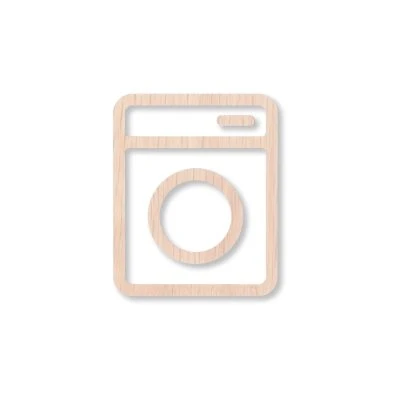 Interior Wall/Door Wood Signs - Laundry - Gessato Design Store