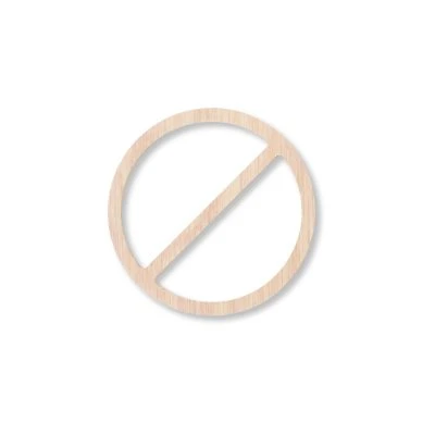 Interior Wall/Door Wood Signs - Do Not Enter - Gessato Design Store