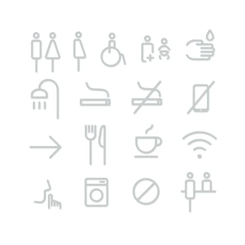 Interior Wall/Door Signs - Be Quiet - Gessato Design Store