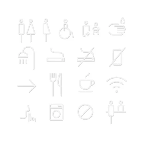 Interior Wall/Door Signs - Be Quiet - Gessato Design Store