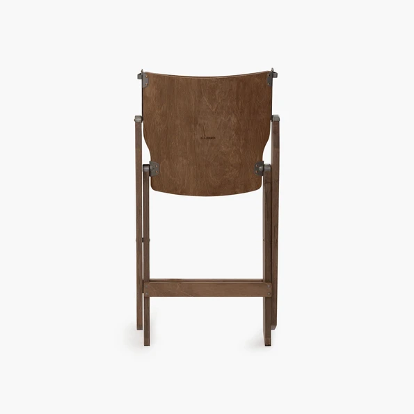 Barebones - Ridgetop Wood Table and Folding Chair Set | Gessato