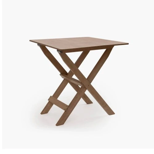 Ridgetop Wood Table and Folding Chair Set - Gessato Design Store