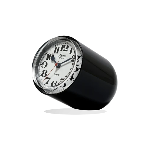 Lorenz Static Table Clock - Black - Gessato Design Store