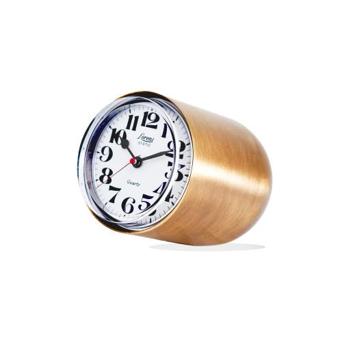 Lorenz Static Table Clock - Gold - Gessato Design Store