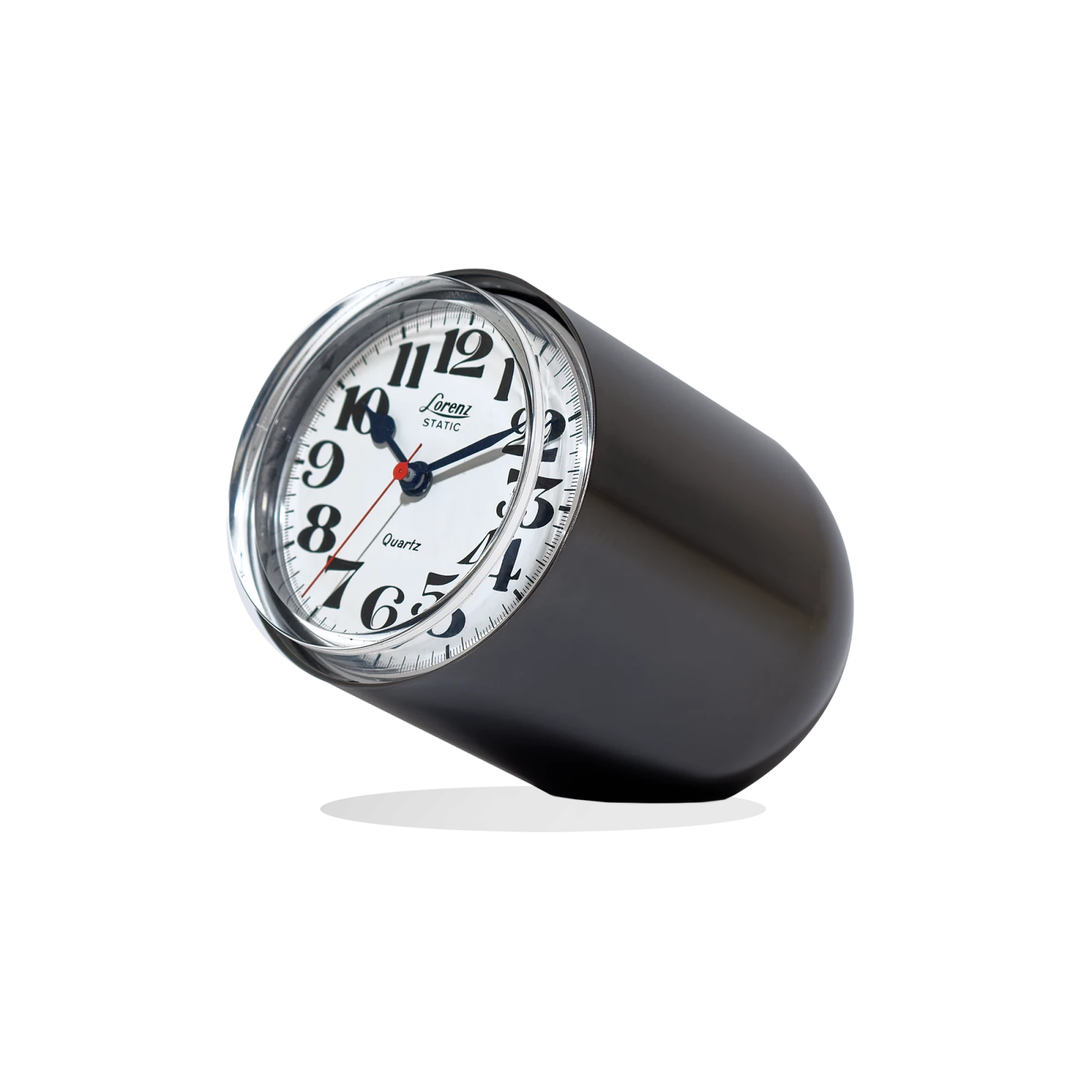 Lorenz Static Table Clock - Gunmetal - Gessato Design Store