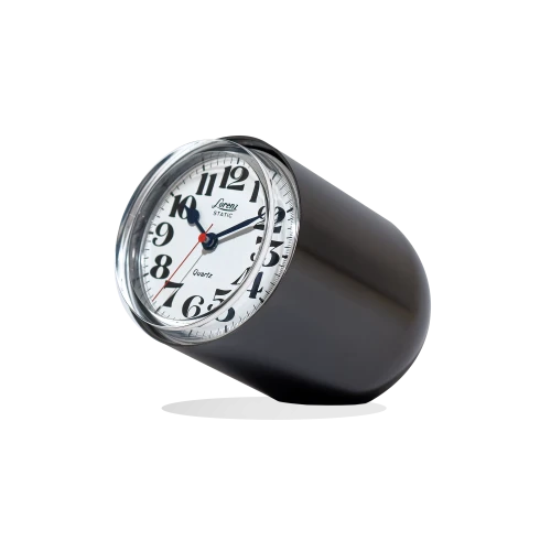Lorenz Static Table Clock - Gunmetal - Gessato Design Store