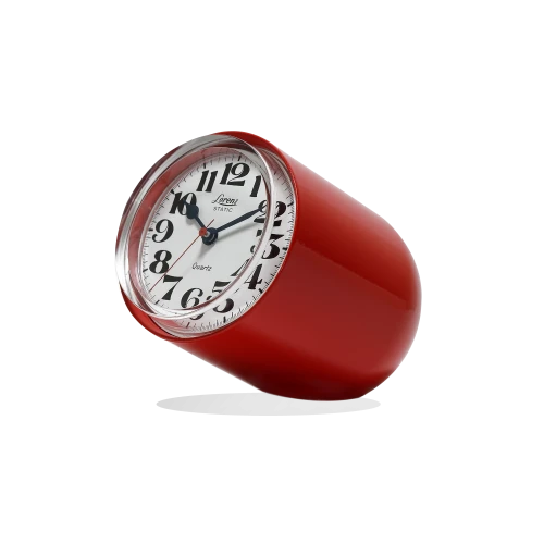 Lorenz Static Table Clock - Red - Gessato Design Store