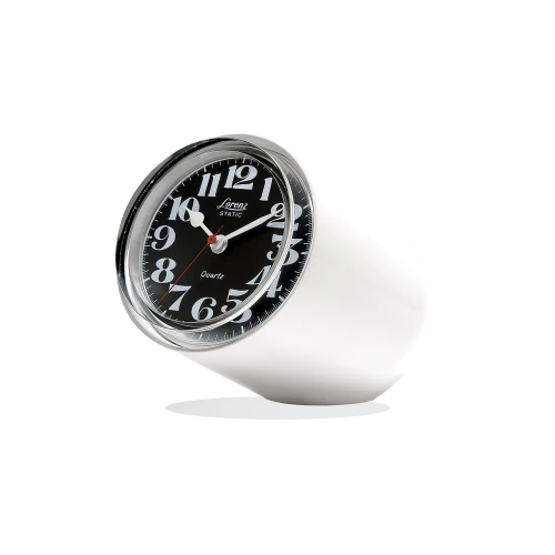 Lorenz Static Table Clock - White - Gessato Design Store