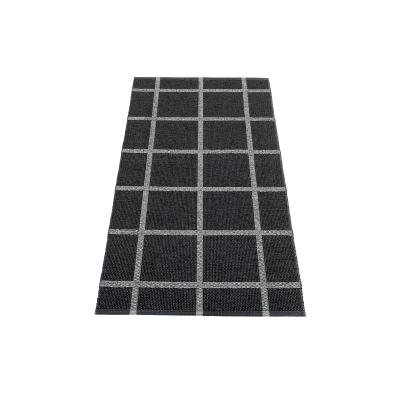 Pappelina ADA Indoor/Outdoor Rug - Black - Gessato Design Store