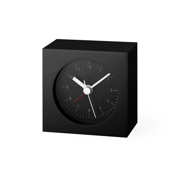 Lemnos - City Pop - Alarm Clock, Black | Gessato Design Store