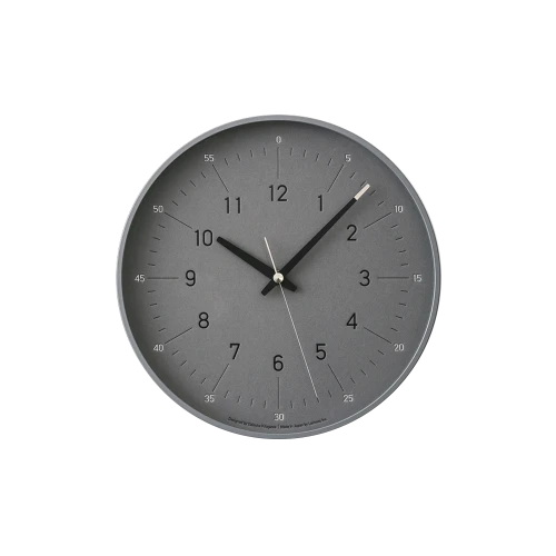 Essent Wall Clock - Grey - Gessato Design Store