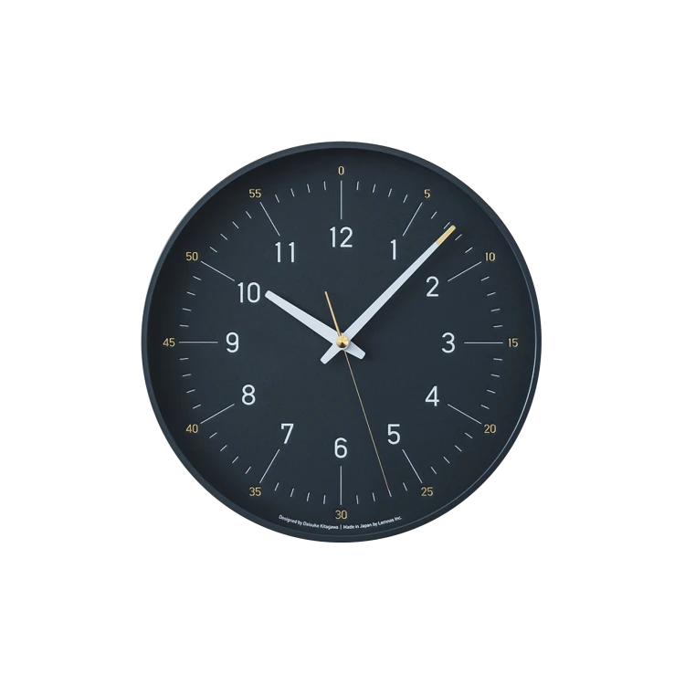 Essent Wall Clock - Navy - Gessato Design Store