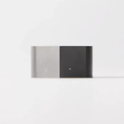 Corner Concrete Ring, Dark Grey - Gessato Design Store