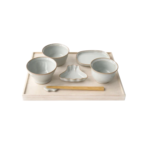 Amabro Okuizome - Dinner Set - Sand - Gessato Design Store