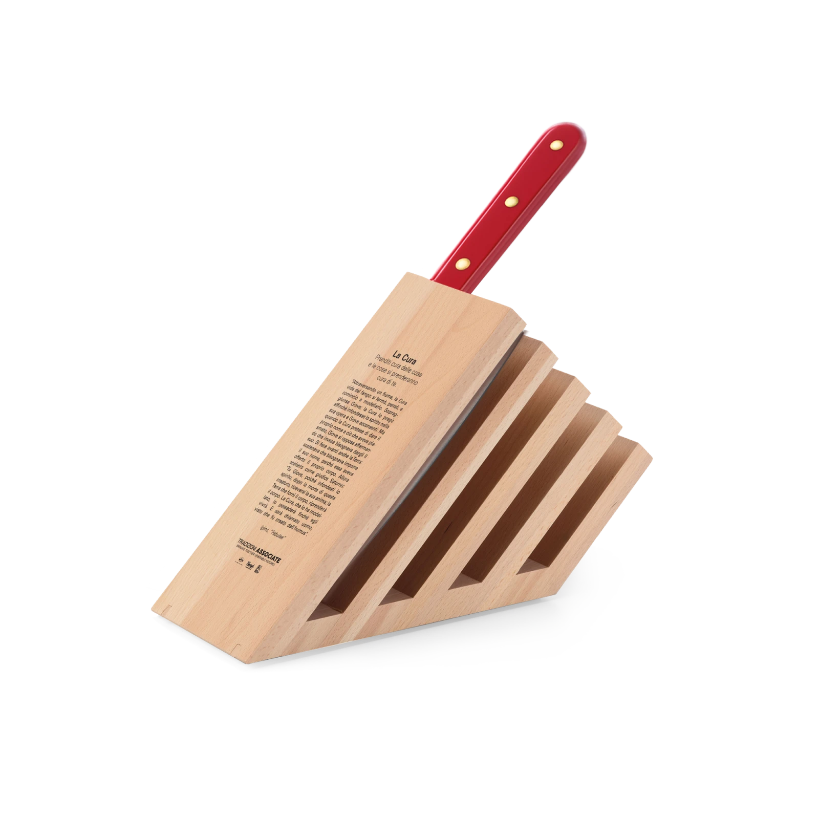 Porcupine Strain Wooden Knife Block - Gessato Design Store