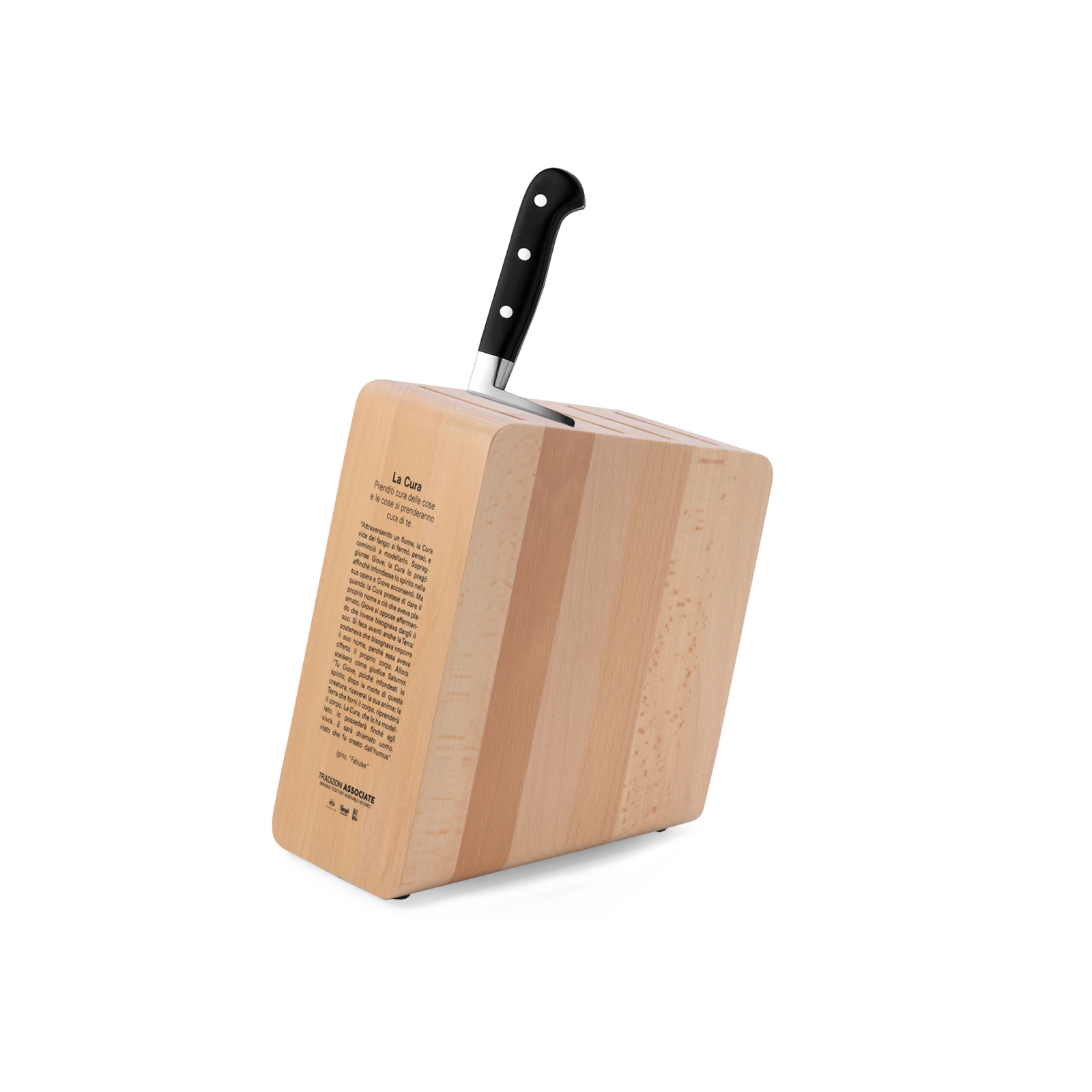 Knife Monoblock Log - Gessato Design Store