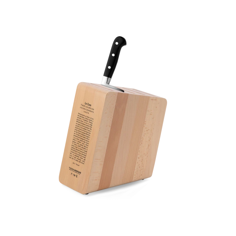 Knife Monoblock Log - Gessato Design Store