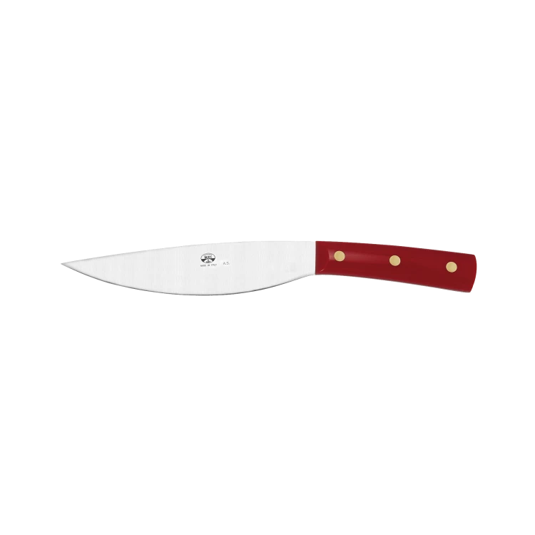 "Pontormo" Cheese Knife, Red Lucite - Gessato Design Store
