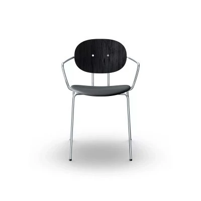 Piet Hein Chair Chrome Edition With Armrest - Gessato Design Store