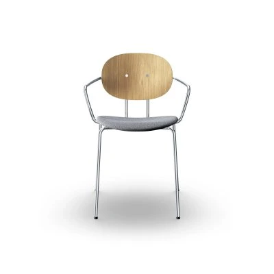 Piet Hein Chair Chrome Edition With Armrest - Gessato Design Store