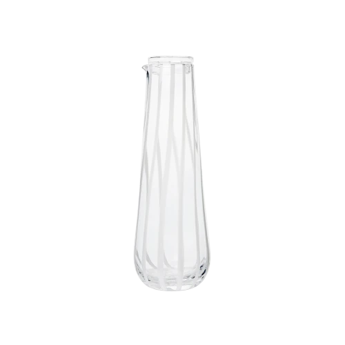 Stripe Carafe with Lid - Gessato Design Store