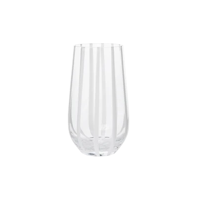 Stripe Tumbler Tall, Set of 4 - Gessato Design Store