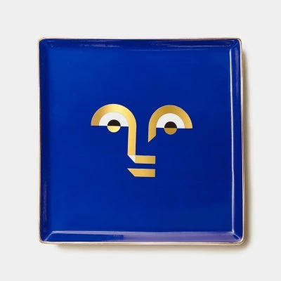 Apollo Ceramic Tray, Blue - Gessato Design Store