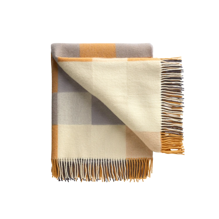 Silkeborg Uldspinderi Plain Beat Throw - Gessato Design Store