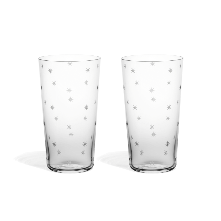 Star Cut Highball Set of 2