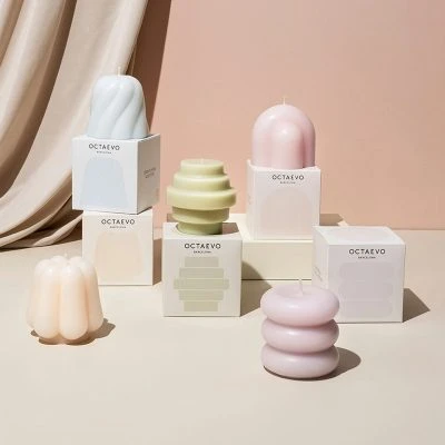 Temple Candle, Pale Rose - Gessato Design Store