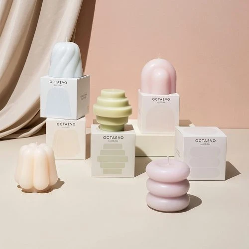 Temple Candle, Pale Rose - Gessato Design Store