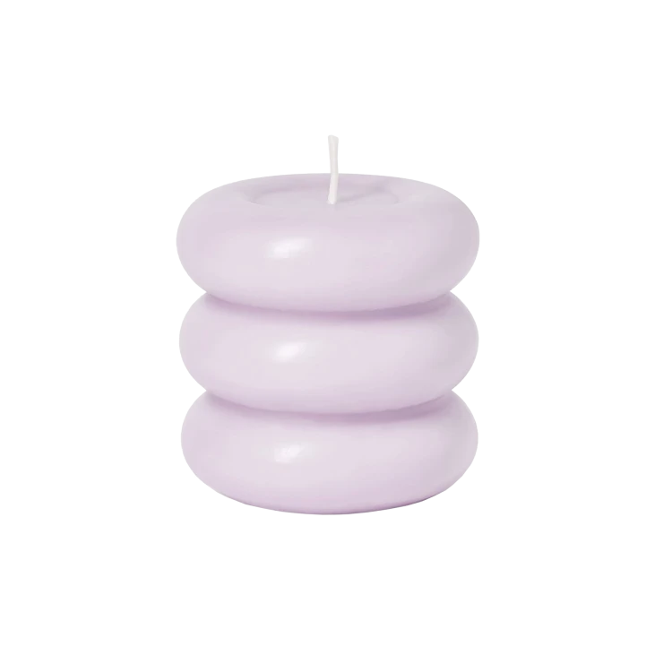 Temple Candle, Pale Lilac - Gessato Design Store
