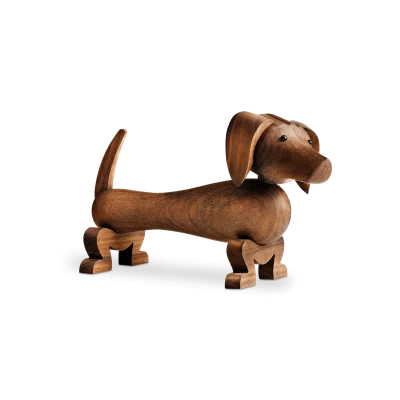 Kay Bojesen Dog Walnut - Gessato Design Store