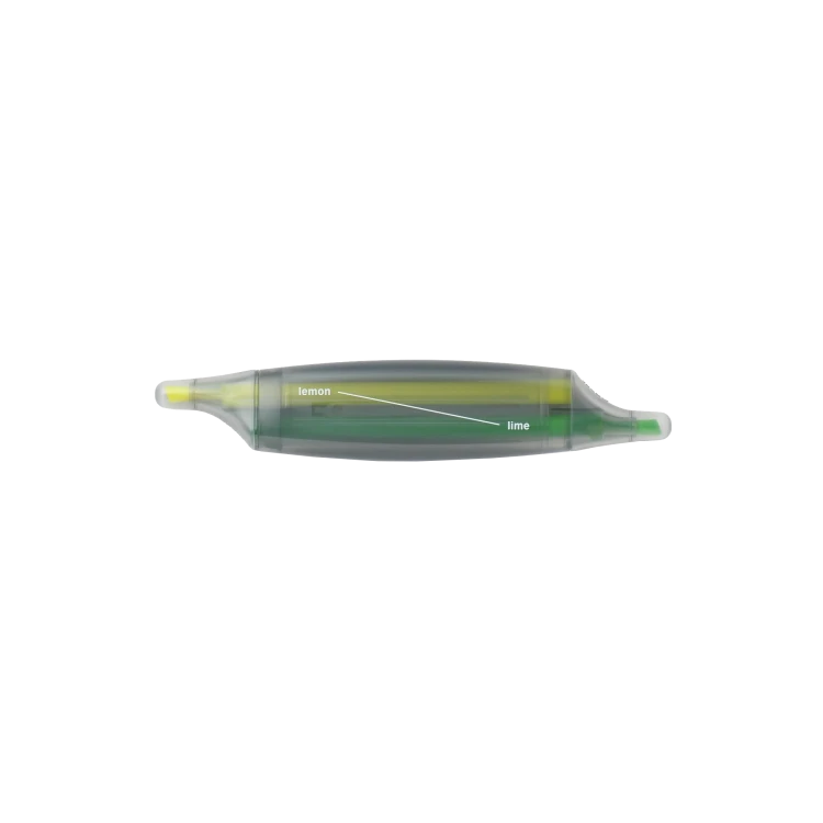 Parallel Highlighter - Lemon/Lime - Gessato Design Store