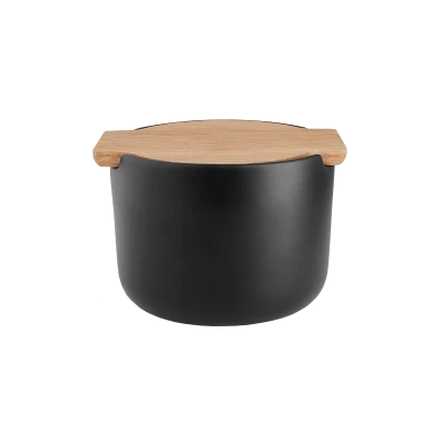 Nordic Kitchen Salt Cellar with Lid - Gessato Design Store