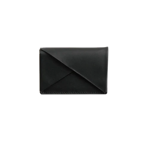 Slant Card Case - Black - Gessato Design Store