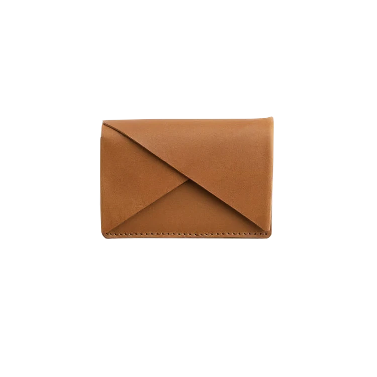 Slant Card Case - Brown - Gessato Design Store