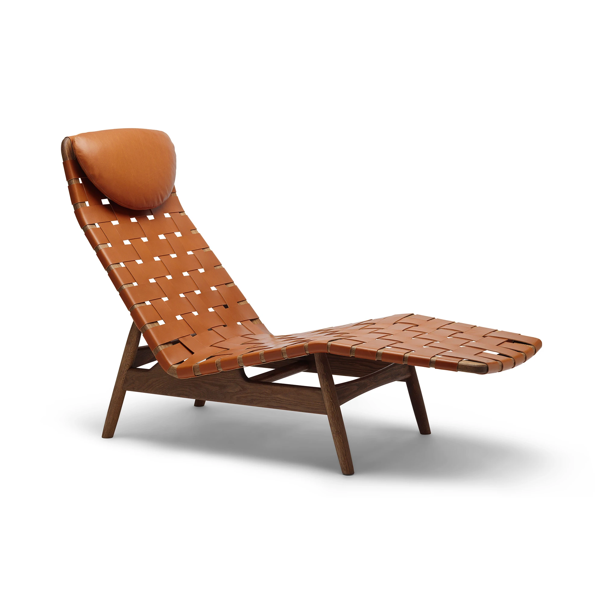  Oak smoked/leather cognac, Without side table
