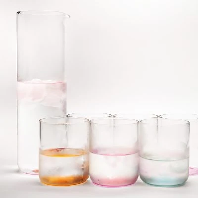 Iride Tumbler Glasses, Set of 6 - Gessato Design Store