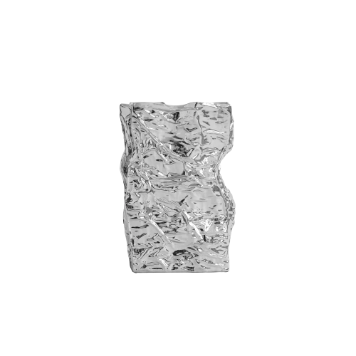Kami Vase, Chrome - Gessato Design Store