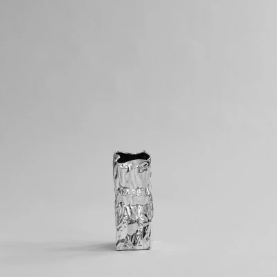 Kami Vase, Chrome - Gessato Design Store