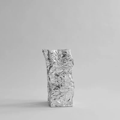 Kami Vase, Chrome - Gessato Design Store