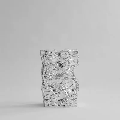 Kami Vase, Chrome - Gessato Design Store