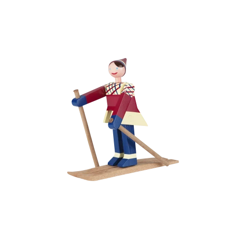Kay Bojesen The Skier Figurine, Boje - Gessato Design Store