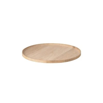 Oku Oak Round Tray, Natural - Gessato Design Store
