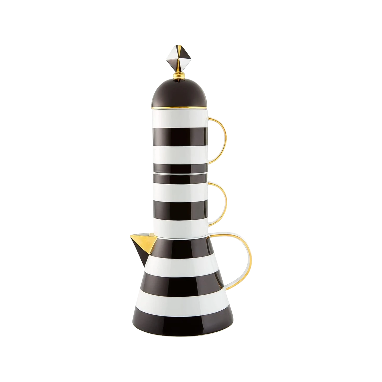 Pharos Teapot/Two Mugs Set - Gessato Design Store