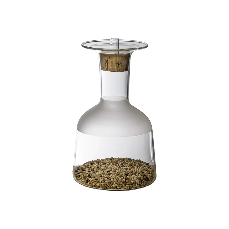 Shotel Glass Bean Pot - Gessato Design Store