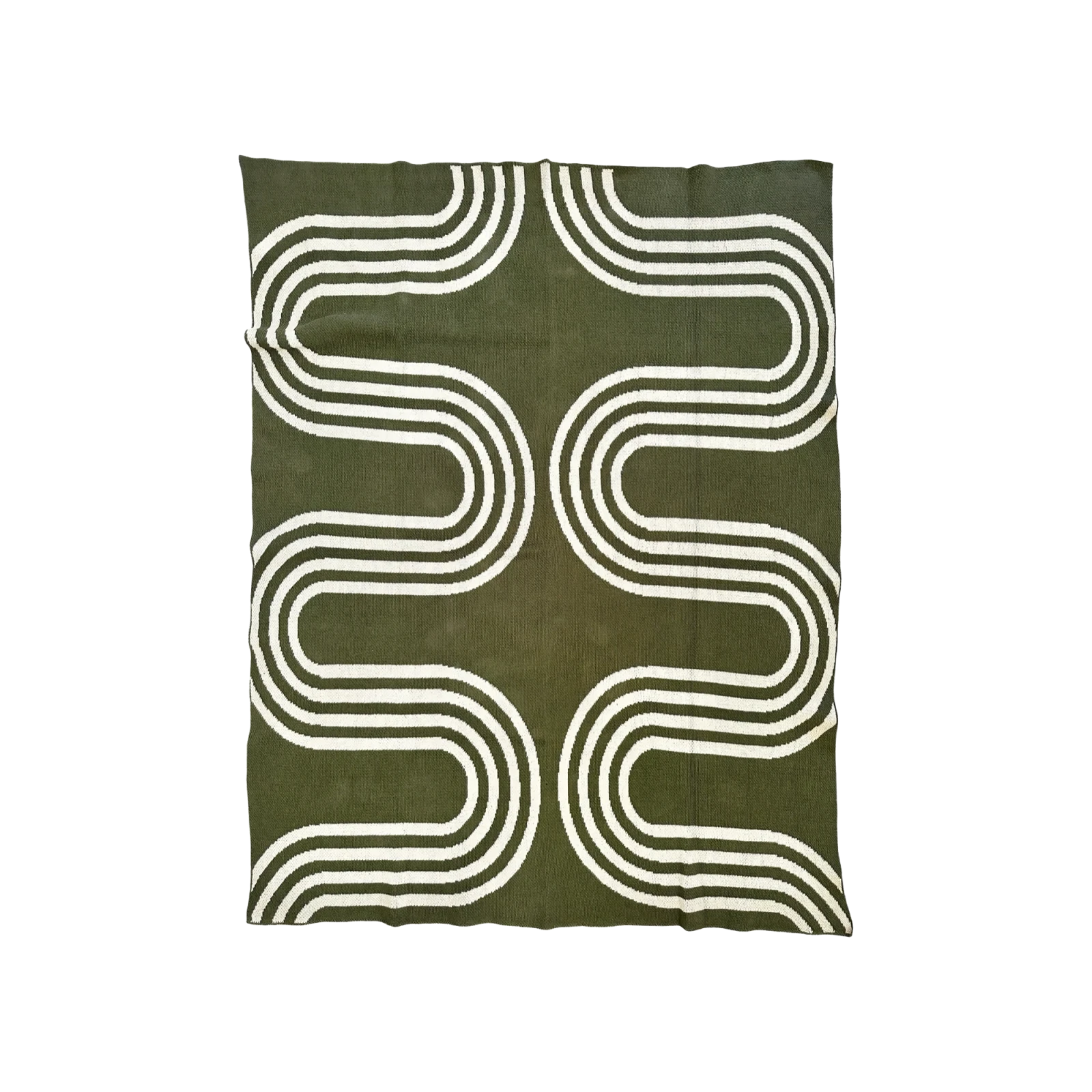 78th Street Throw in Olive - Gessato Design Store