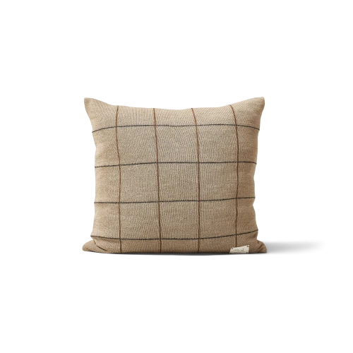 Aymara Cushion, New Square Brown - Gessato Design Store